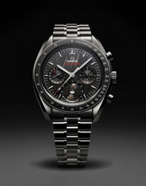 Omega Speedmaster Moonphase Silver Black