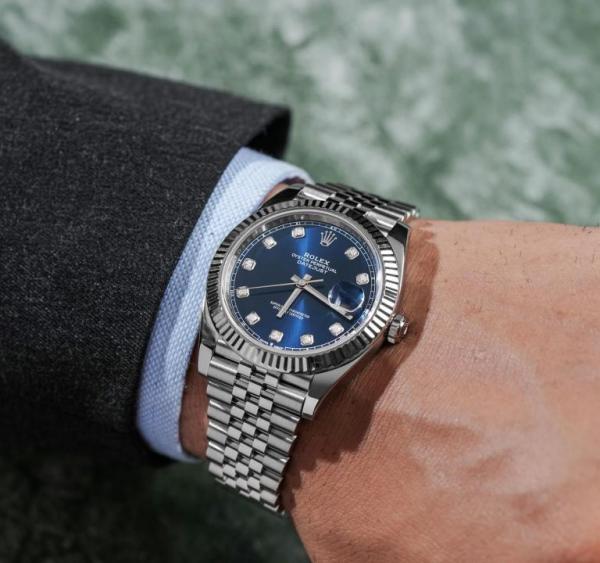 Alternative view of Rolee x Oyster Perpetual Date Just Diamond WC 1902