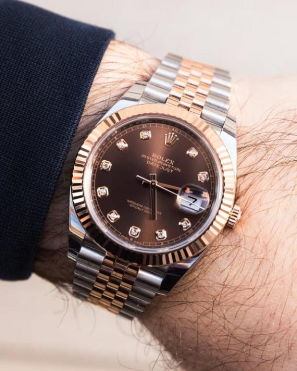 Rolee x Oyster Perpetual Date Just Diamond WC 1904