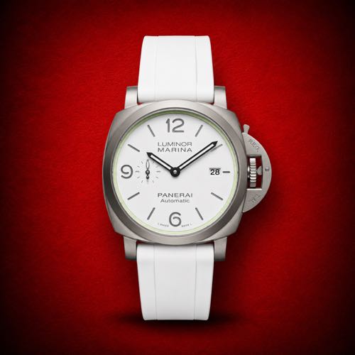 Panerai Luminor Marina Satin Brushed Grey Case "Luminous Rehaut"