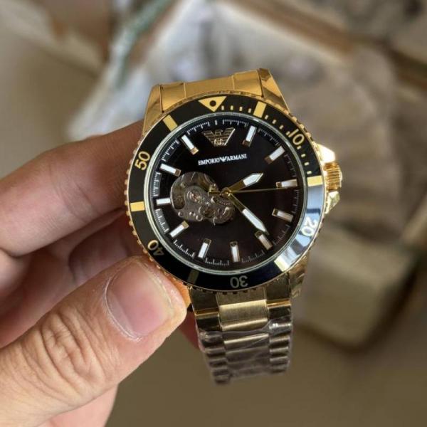 Alternative view of Emporio Arma Automatic Gold Black (Open Back)