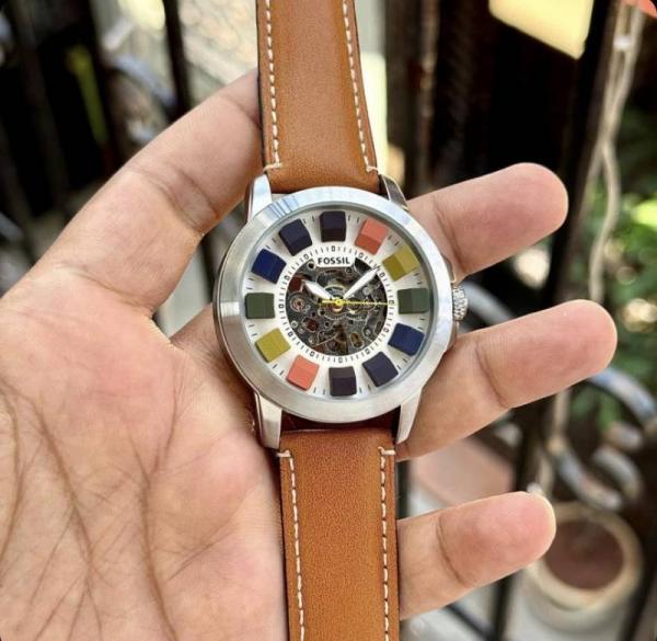 Alternative view of Fossi Grant Skeleton Multicolor Automatic