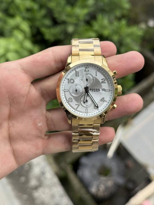 Fossi 100 Meters Chronograph Gold White