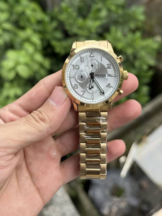 Alternative view of Fossi 100 Meters Chronograph Gold White
