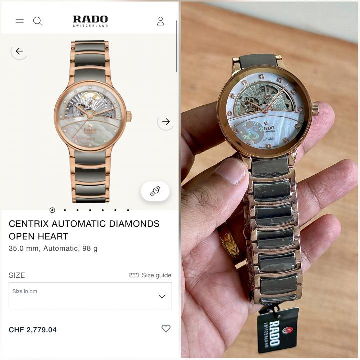 RAD CENTREX AUTOMATIC OPEN HEART WC 2001