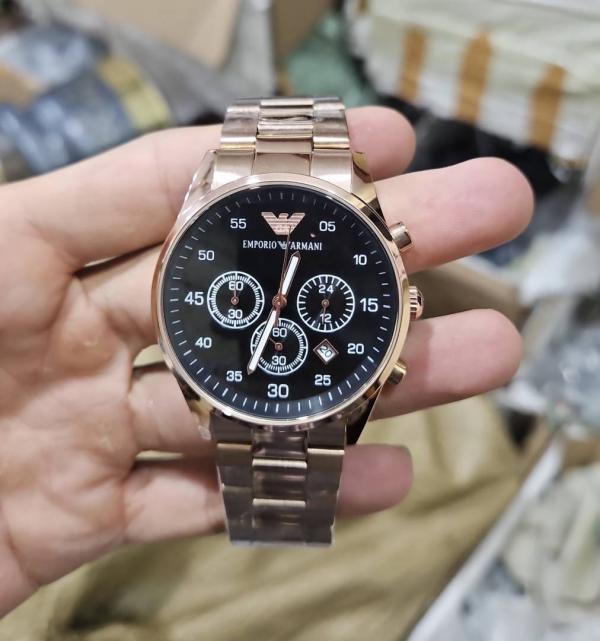 Alternative view of Emporio Armaani Metal Chronograph (All Working)