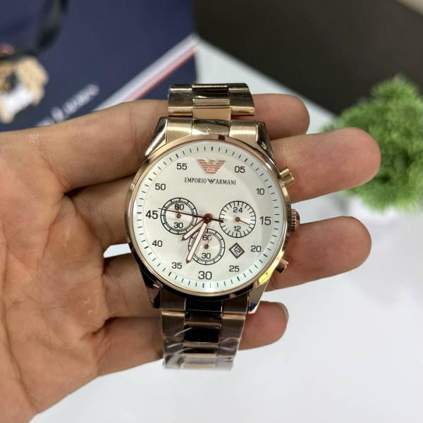 Alternative view of Emporio Armaani Metal Chronograph (All Working)