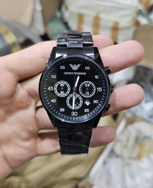 Alternative view of Emporio Armaani Metal Chronograph (All Working)