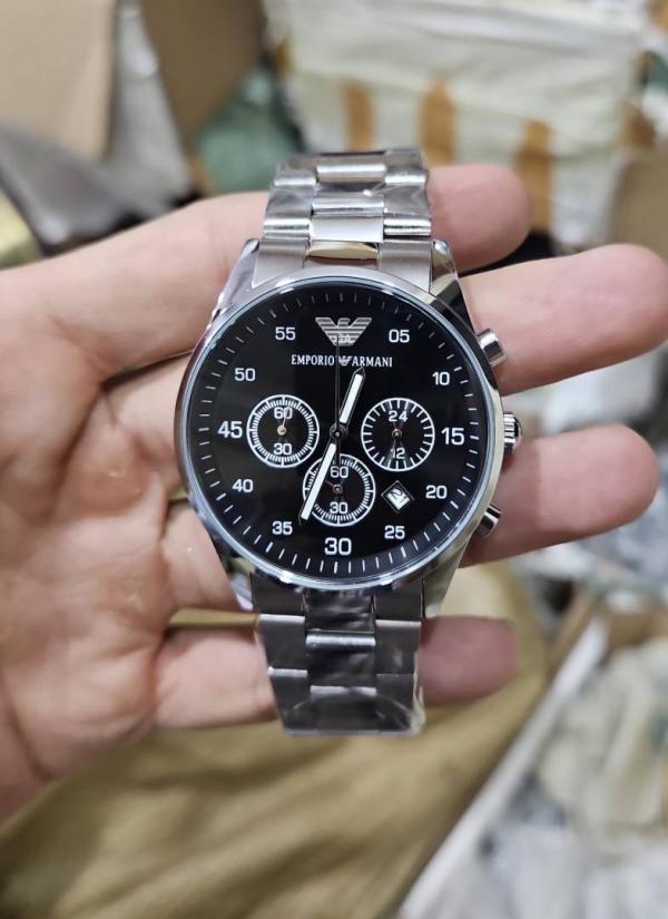 Alternative view of Emporio Armaani Metal Chronograph (All Working)