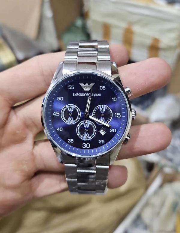Alternative view of Emporio Armaani Metal Chronograph (All Working)