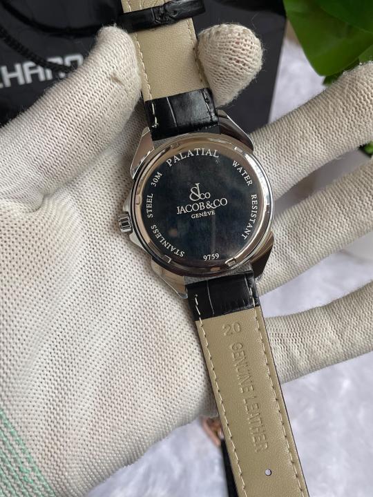 Alternative view of Jacob & Co Palatial Classic Black Silver Black AT444