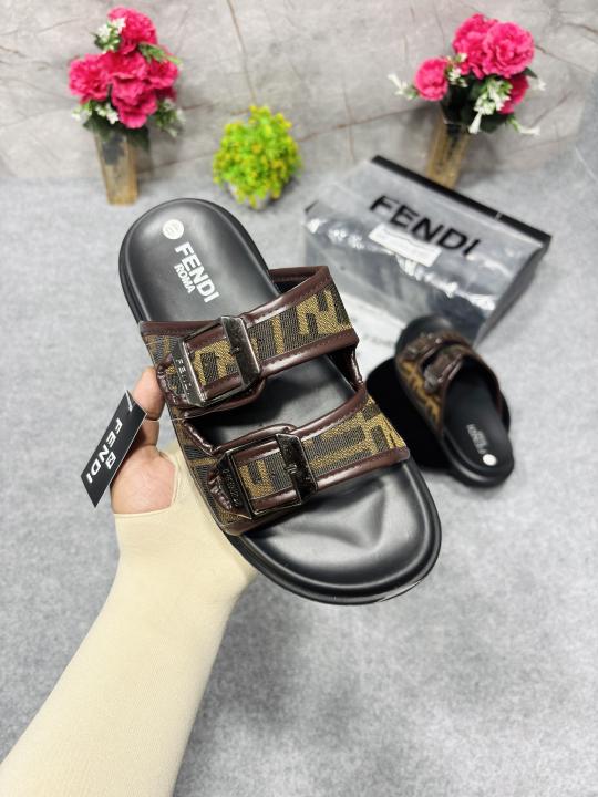 FENDDI FEEL SANDALS BROWN