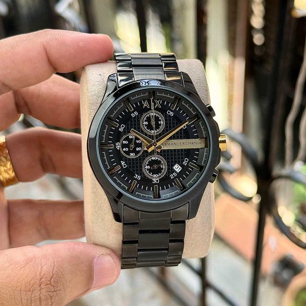 ARMA I EXCHANGE HAMPTON GUNMETAL CHRONOGRAPH WATCH 528