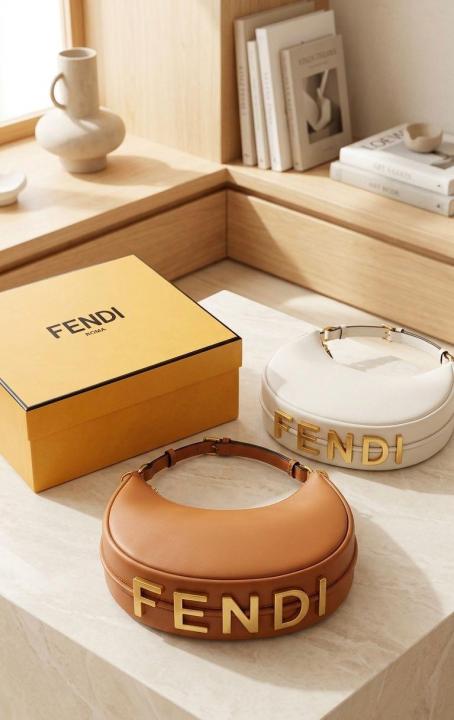 FEND FENDGRAPHI MOON HANDBAG WITH BOX 6678
