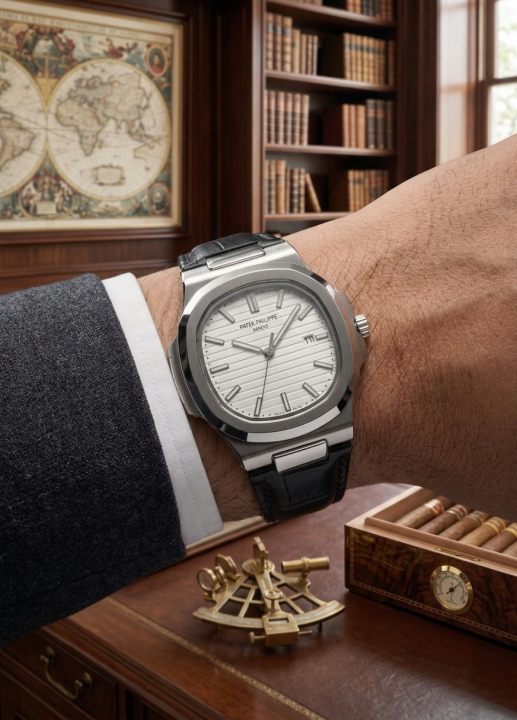 Alternative view of Pate  Philippe Nautilus - Leather Strap WC 2021