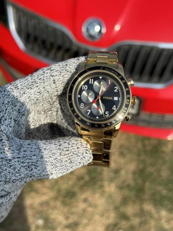 Alternative view of Fossi Tourer Chronograph Gold Black