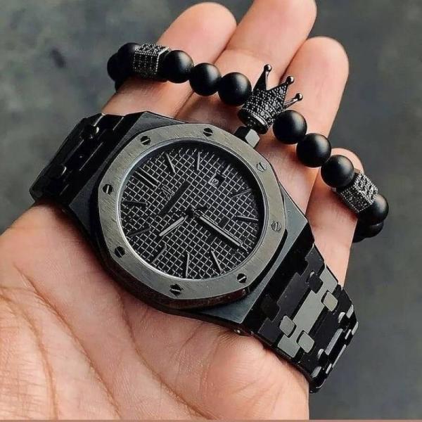 Alternative view of Audemars Pigue Royal Oak Triple Black
