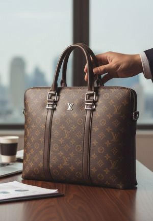 Loui Vuitton Polished Premium Quality Laptop Bag 5858