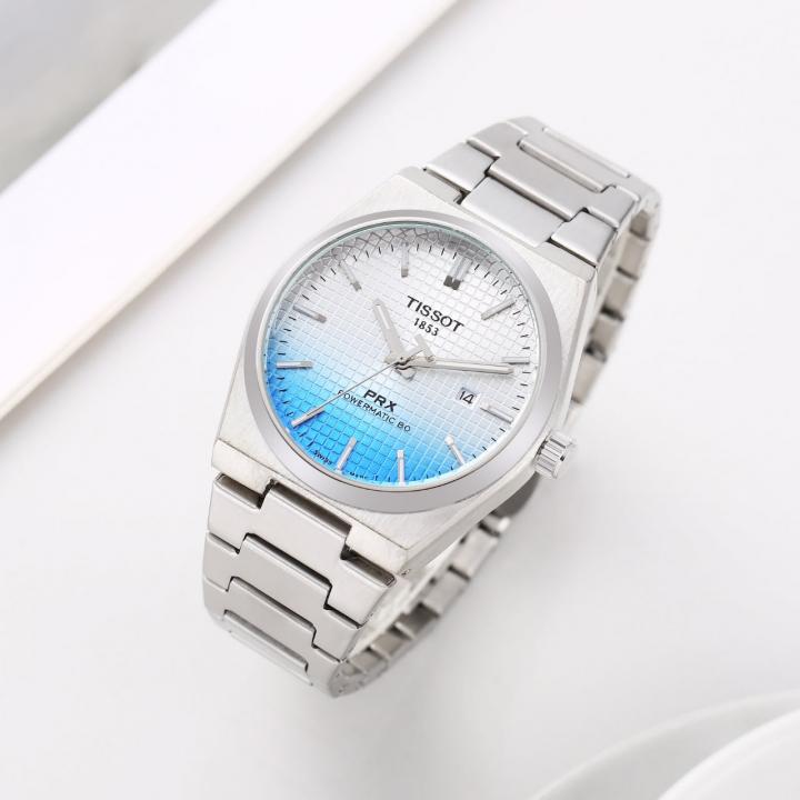 Tissoo T 1853 Prx Silver-White & SkyBlue