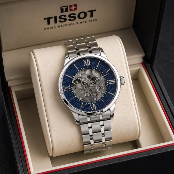 Alternative view of TISSSOT AUTOMATIC SILVER BLUE WATCH