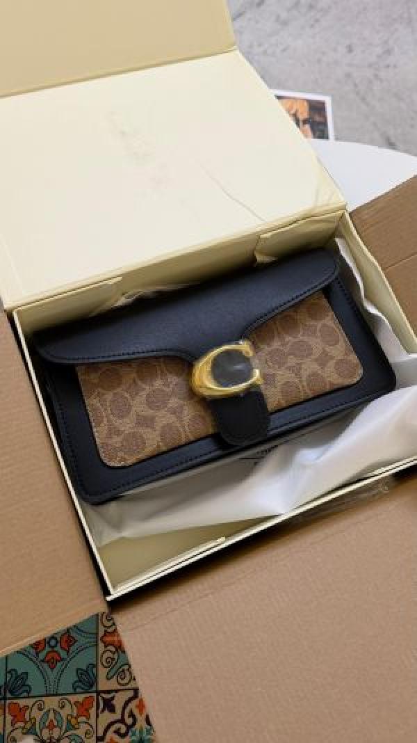 Coac tabby sig cc 26 leather shoulder bag dubble box 6224