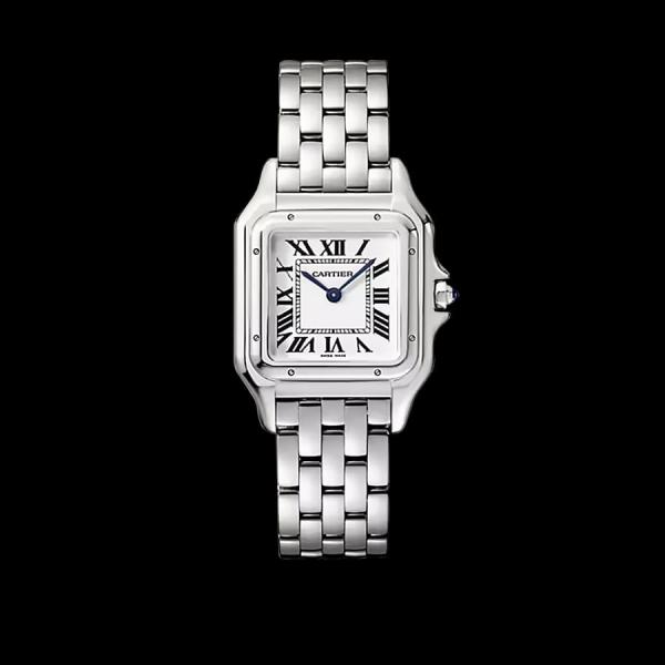 cartie er santos ladie 36 mm silver white 641