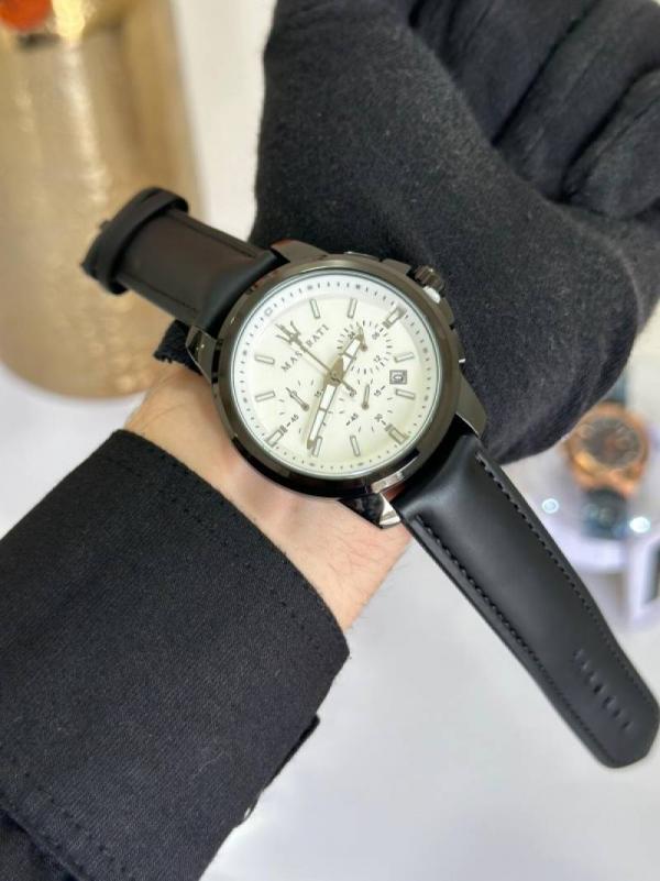 Maserati Chronograph 1st Quality AAA Black White