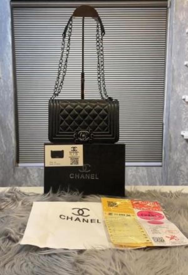 _chane_Paris Jumbo big size lather QUALITY Inner Branding with box Bill 6624