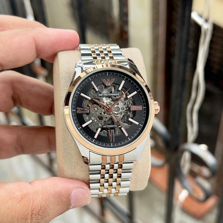 Alternative view of Emporio Armaan i Antonio Two Tone Automatic Watch For Men