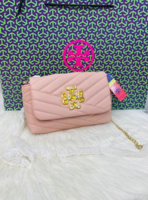 Tory T Monogram Crescent Shoulder Bag 6422