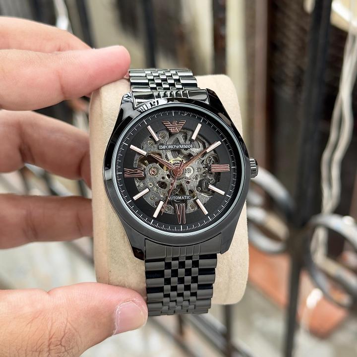 Alternative view of Emporio Armaa ni Antonio Automatic Black Copper