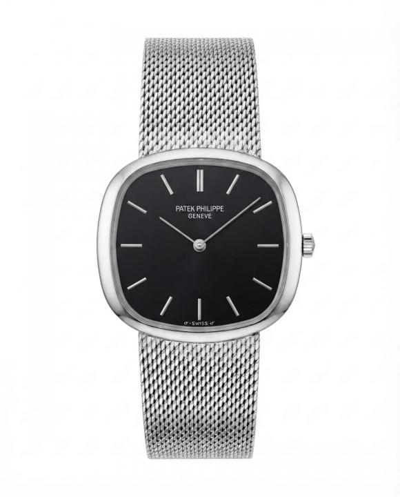 Patek philipe Ellipse Timepiece Silver Black Dial