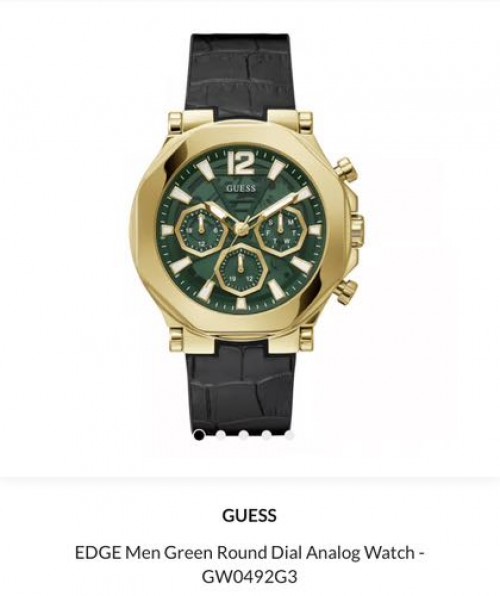 Guess Green Analog Authentic Store Quality