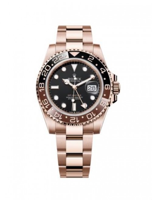 Rolex GMT Master II Rose Gold Rootbeer Semi ETA