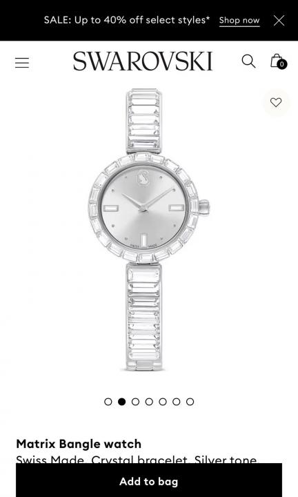 SWAROVSK METRIX BANGLE 152