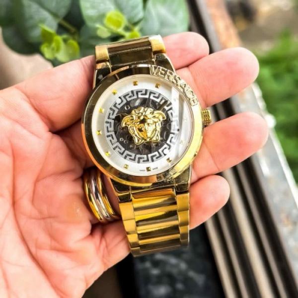 Alternative view of Versace Gold White Dial