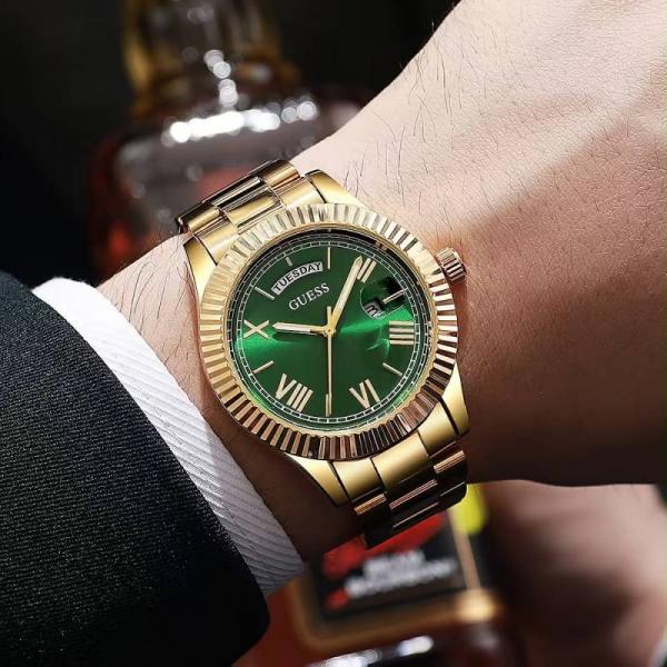 Alternative view of Gues S Day Date Men Gold Green