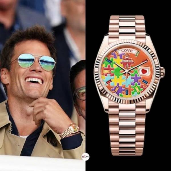 Alternative view of Role Jigshow Puzzle Daydate Automatic Rose Gold