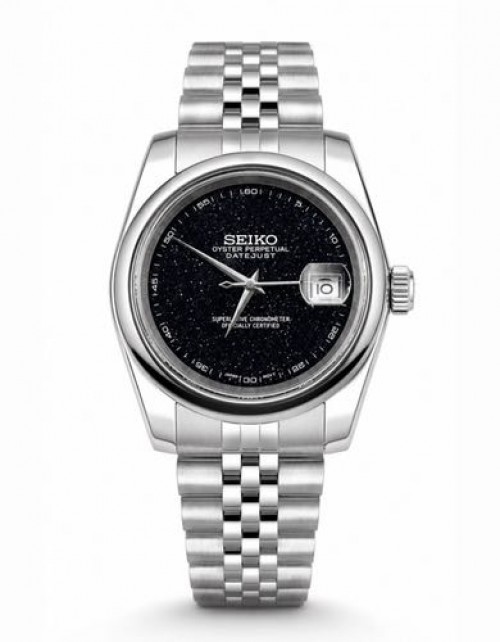 Seiko Galaxy Silver Black