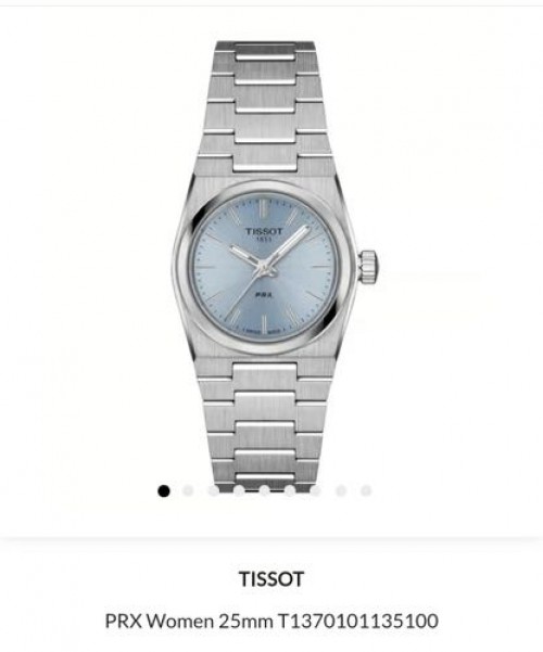Tissot PRX 25mm Ice Blue Quartz Authentic Store Quality