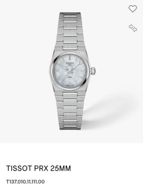 Tissot PRX 25mm MOP Quartz Authentic Store Quality