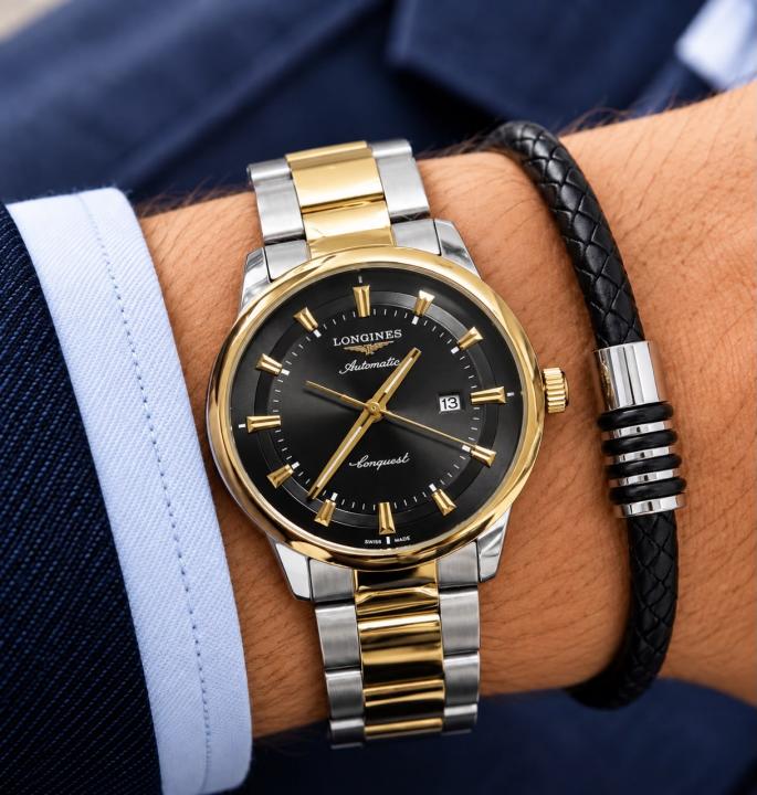 LONGINE WATCH Gold-Black WC 2090