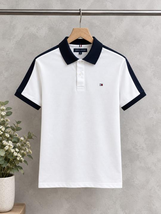 Tommy Hilfige Premium 240Gsm Interlock Cotton Fabric Polo 3901