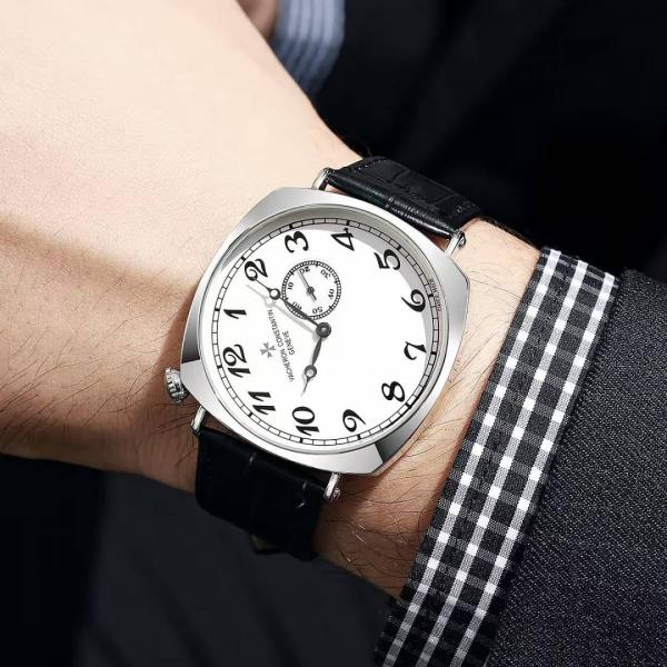 VACHERON CONSTANTIIN BLACK WHITE SILVER RING 757