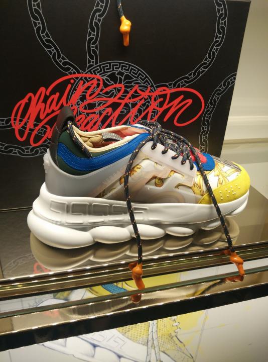 Versace Chain Reaction  Multicolor  Sneakers With Original Box