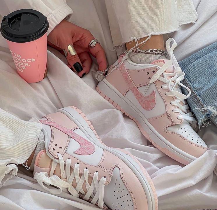 Nikke sb dunk low paisley pink (602)