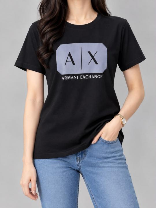 Arma_i Exchange Black Round Neck Premium Printed T-shirt F5154-B1
