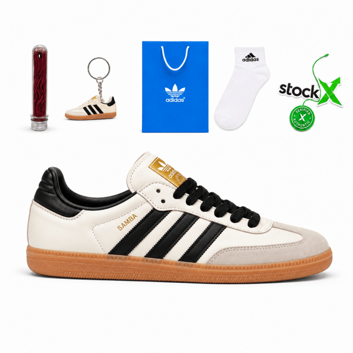 Adidaas Samba Cream White Sand Strata Womens With All Accessories