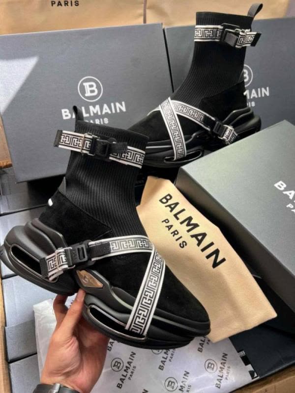 Balmian B Bold High Top Premium Sneaker High Quality