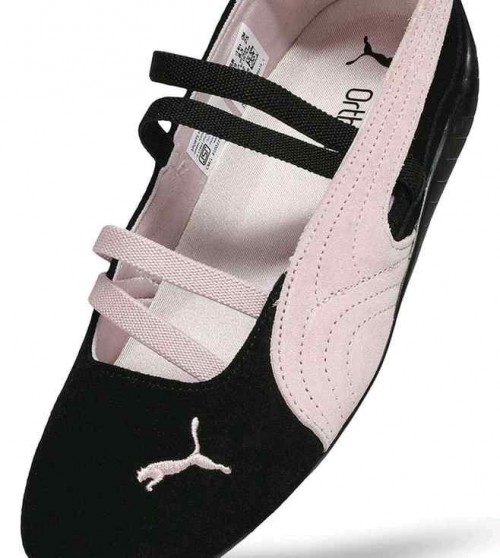 Womens Speedcat Black & Mauve Mist Mary Jane Shoes